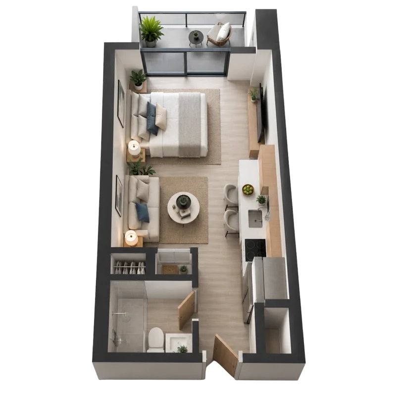 ESTUDIO / 1 HABITACIÓN